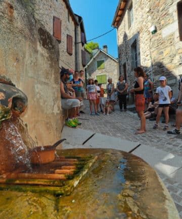 Visite de Chaudes Aigues