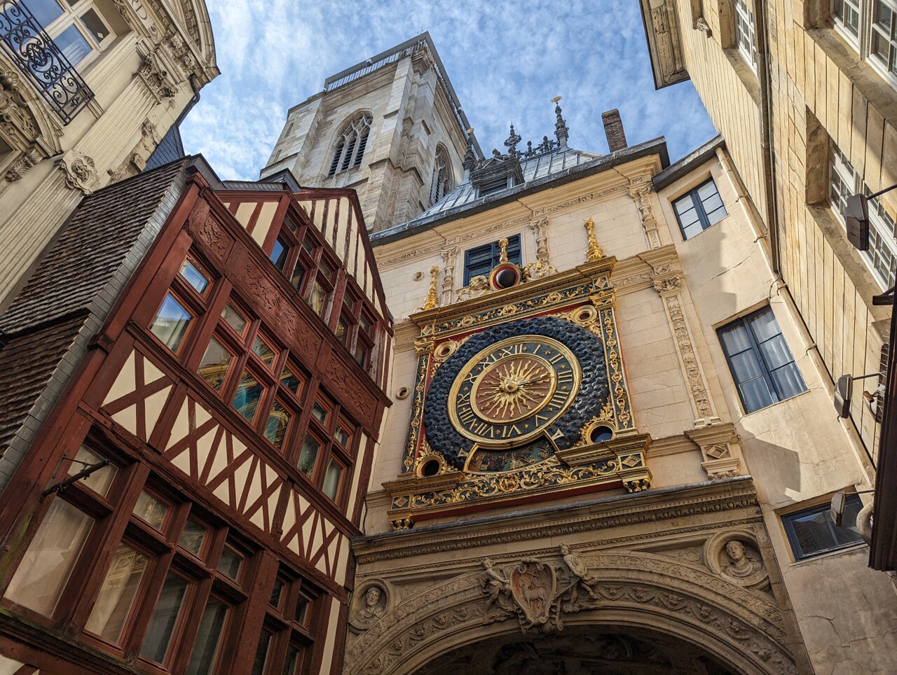 Le Gros Horloge Rouen Guides France
