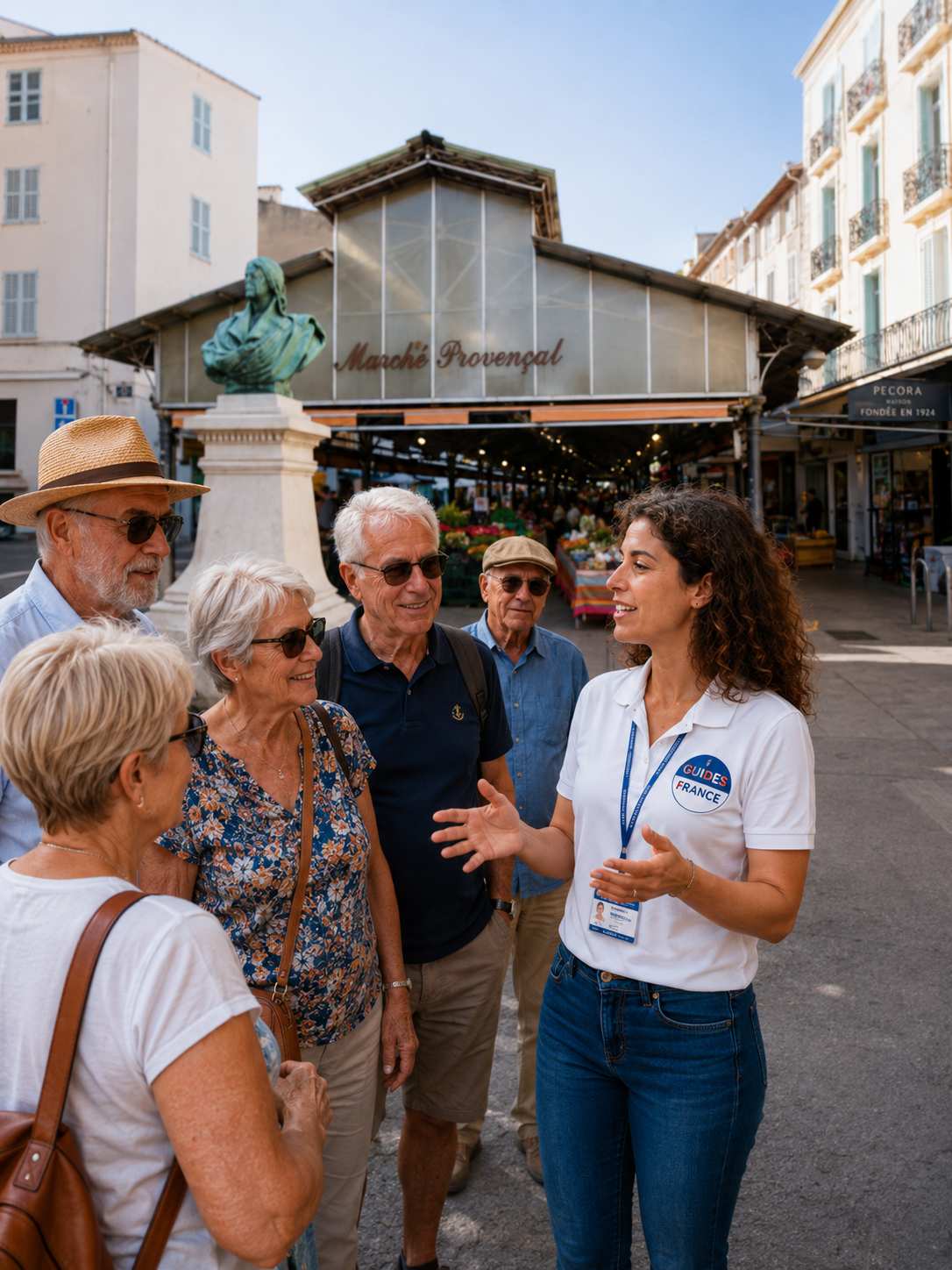 visite-marche-provencal-antibes-guide-touristique Visiter Antibes au départ de votre hôtel, Visiter Antibes, Visite Guidée Antibes