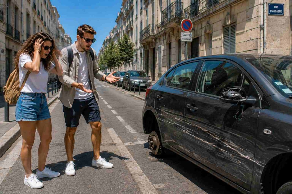 Sejour Marseille Voiture abimee