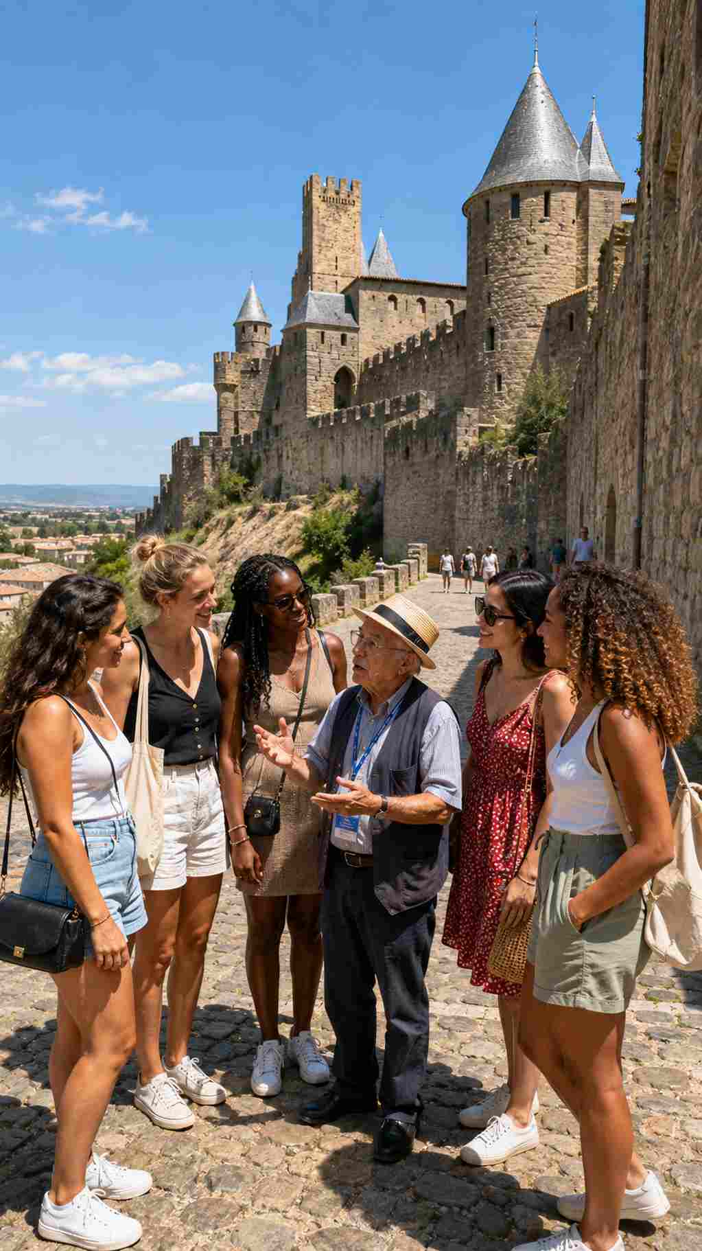 Visiter Carcassonne avec un guide touristique officiel