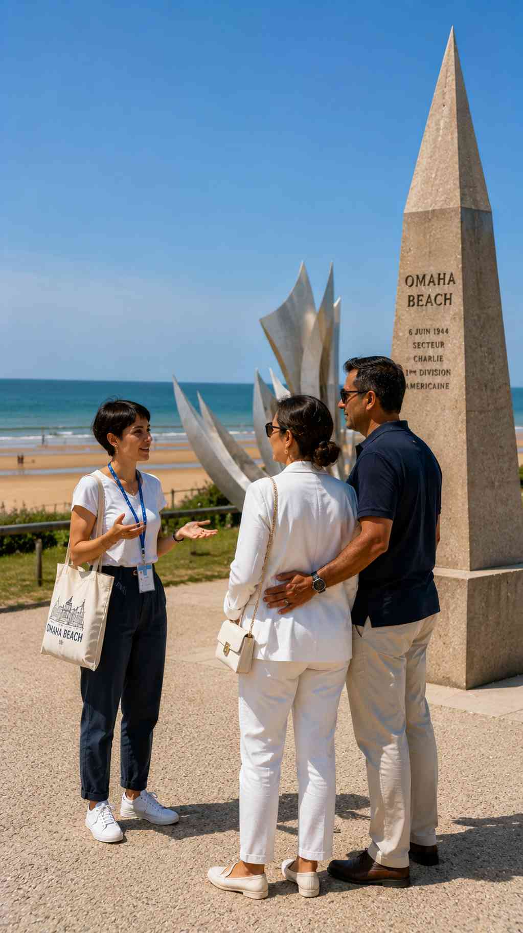 Visiter Omaha Beach avec un guide touristique officiel