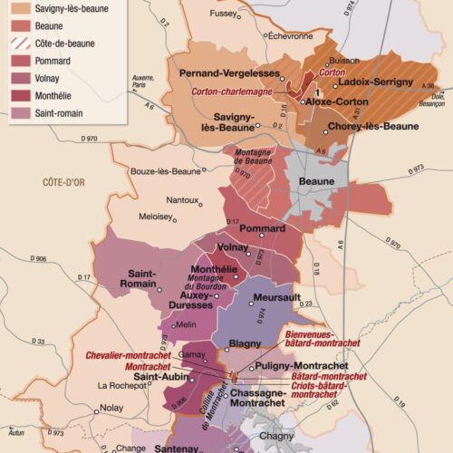 Carte des vins - Bourgogne