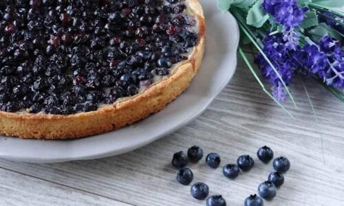 Tarte aux myrtilles aix les bains