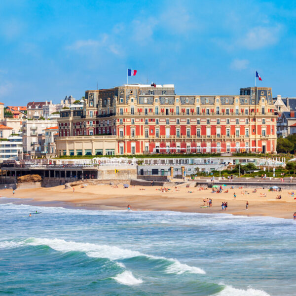 Hotel du Palais is a historical building in the centre of Biarritz city in France
